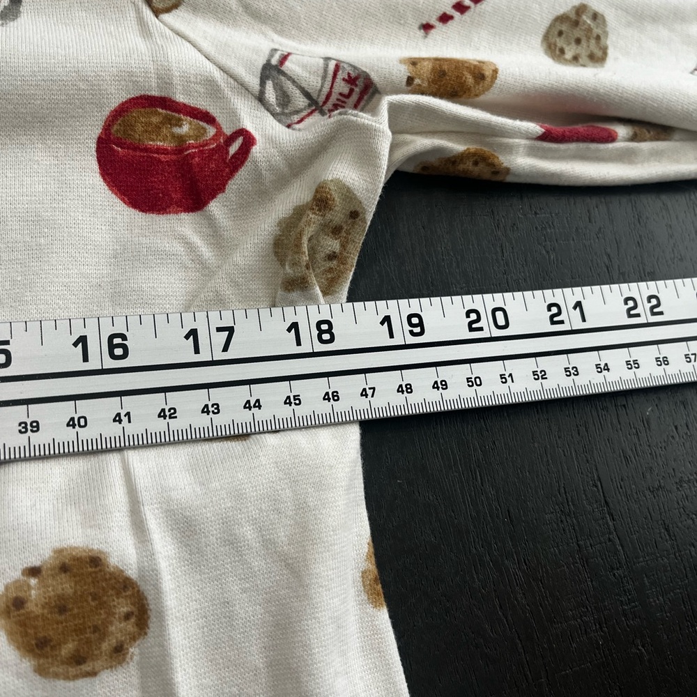 Burts Bees Baby Cookies Milk Pajama Top Long Sleeve Organic Cotton Large Soft‎ - Picture 6 of 6